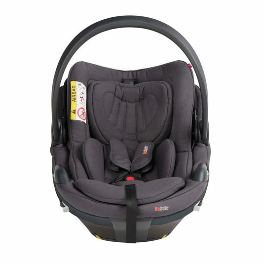 BeSafe Go Beyond 2 Child Car Seat Rearfacing.ie Dark Grey Melange