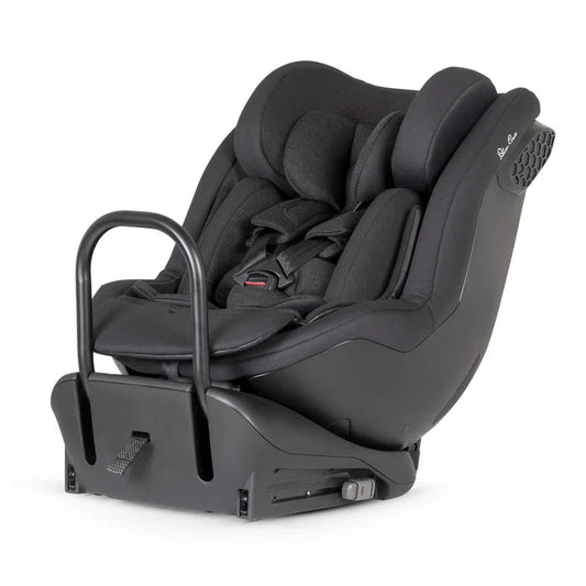 Black SIlver Cross Perform Child Car Seat on a white background