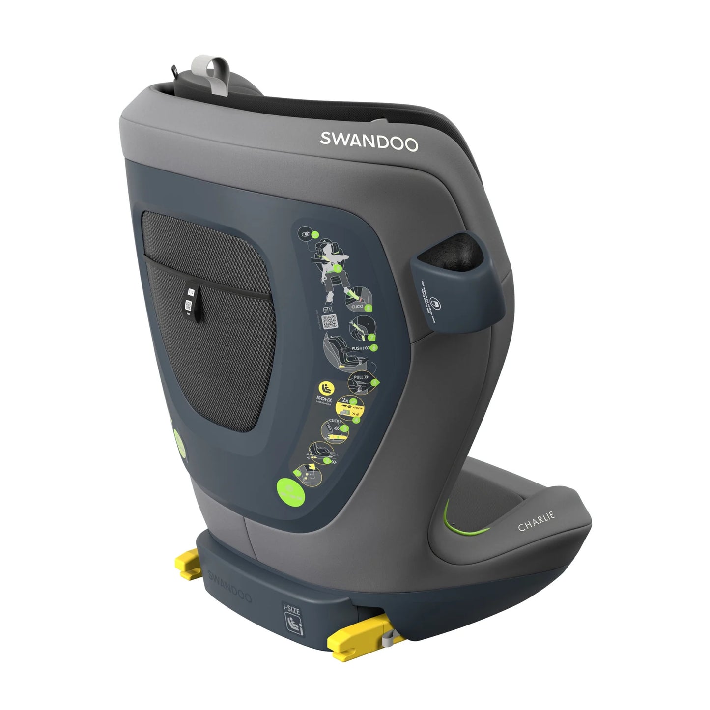Swandoo Charlie i-Size High Back Booster I 100 to 150cm Car Seat