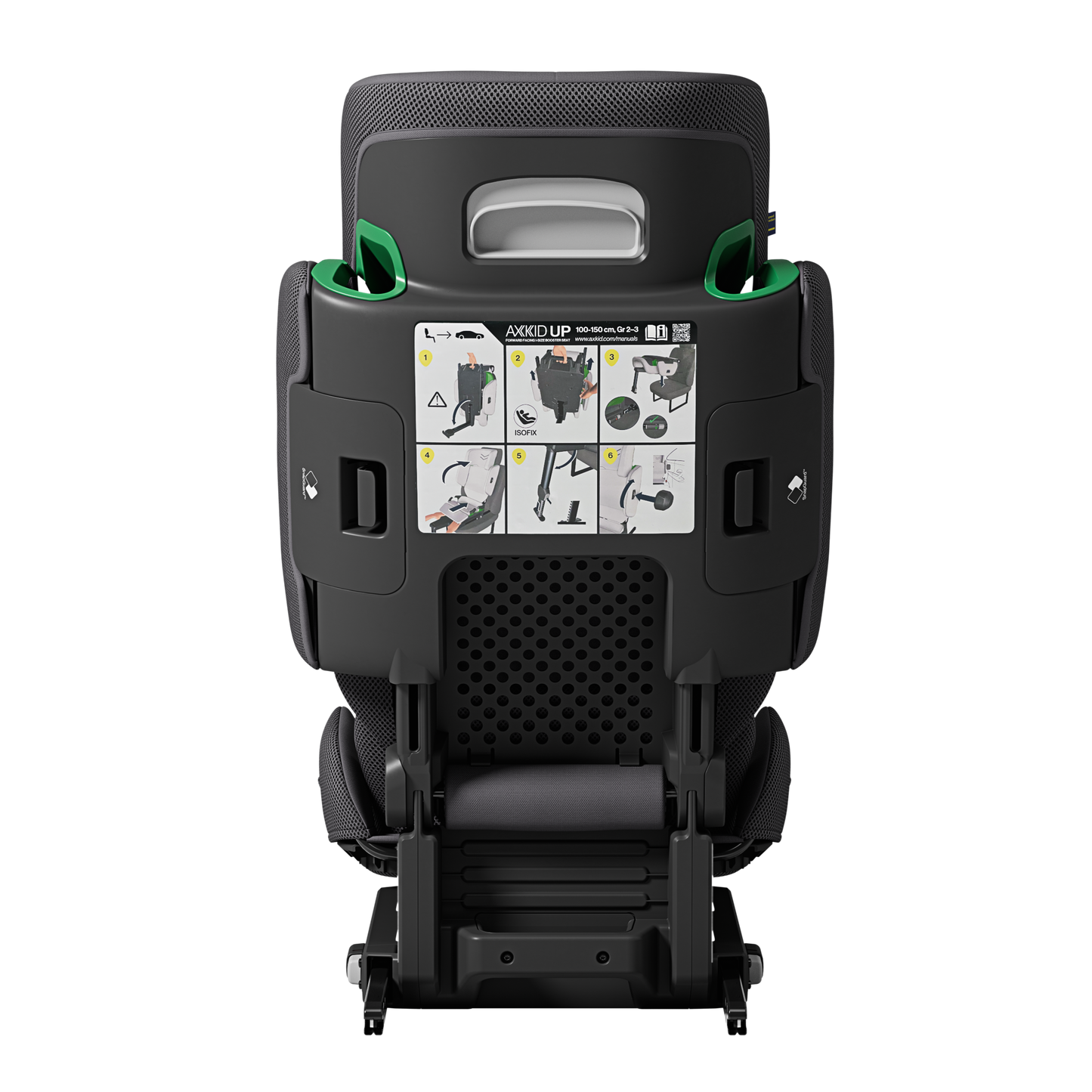 Axkid Up High Back Booster Car Seat Rearfacing.ie Artic Mist Grey