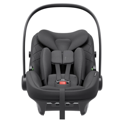 Avionaut Pixel 3 Infant Carrier Car Seat, lightweight design with modular insert system, suitable from birth to 13kg, featuring a memory foam headrest and side impact panel.