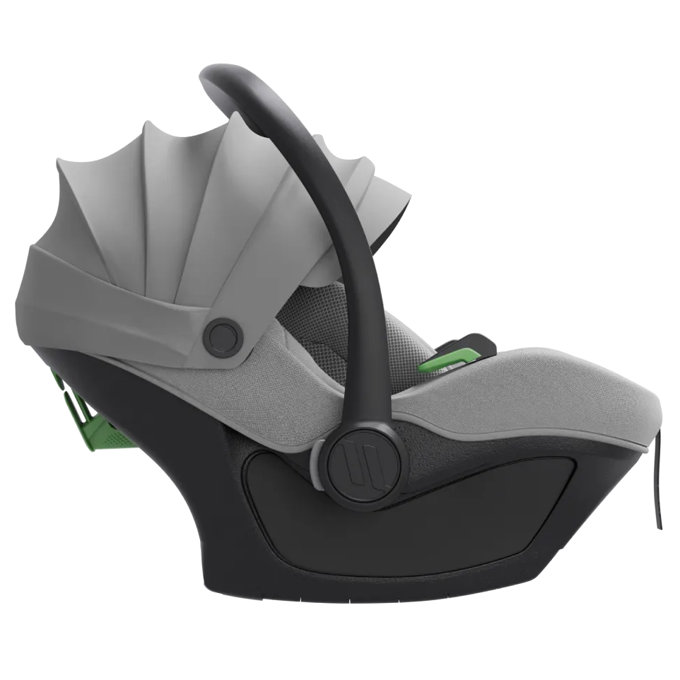 Avionaut Pixel 3 Infant Carrier Car Seat, lightweight design with modular insert system, suitable from birth to 13kg, featuring a memory foam headrest and side impact panel.