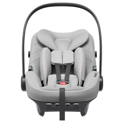 Avionaut Pixel 3 Infant Carrier Car Seat, lightweight design with modular insert system, suitable from birth to 13kg, featuring a memory foam headrest and side impact panel.