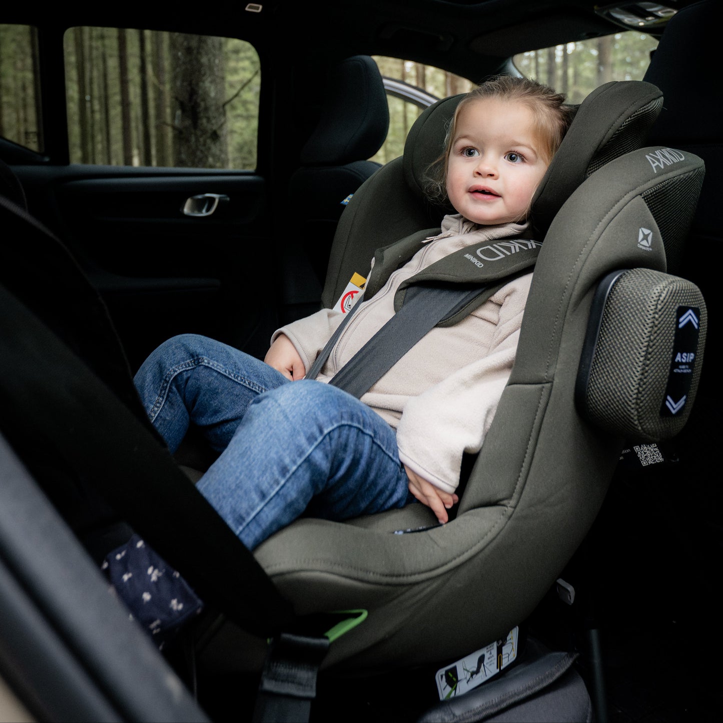 Axkid MInikid 4 Max Forest Green Rearfacing.ie