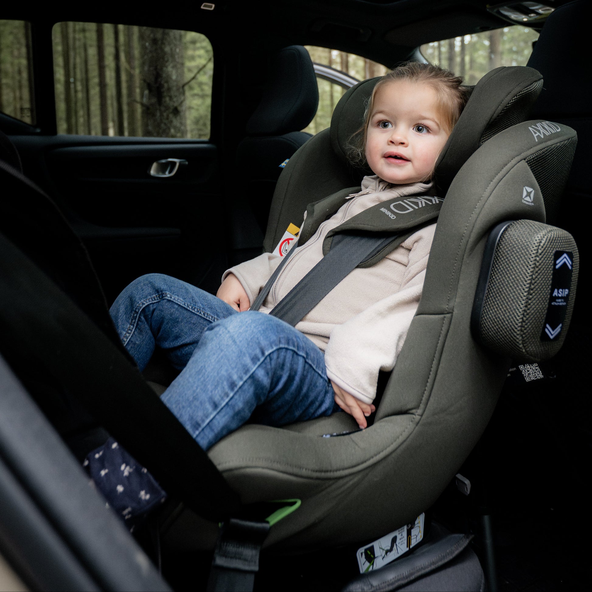 Axkid MInikid 4 Max Forest Green Rearfacing.ie