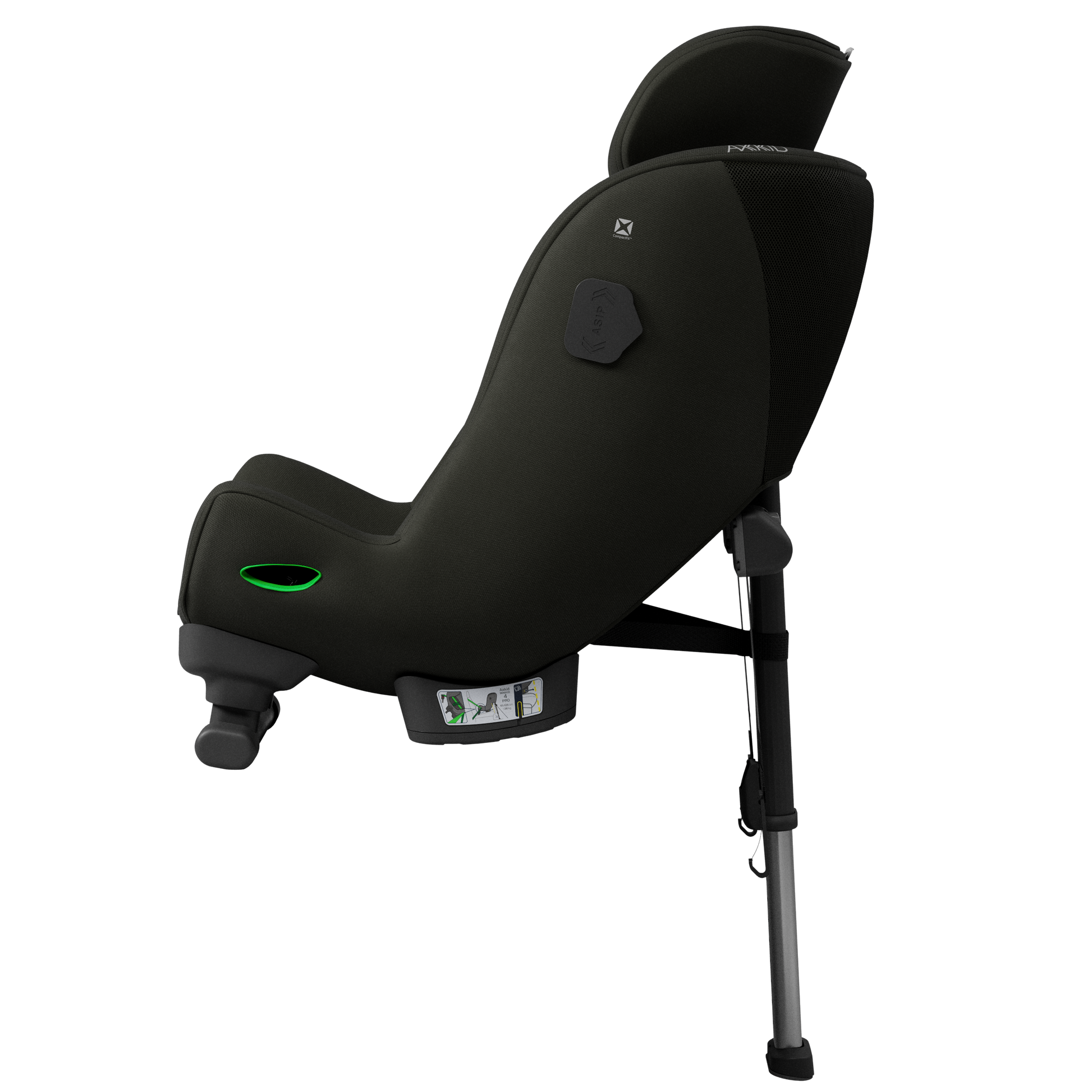 Axkid_Minikid_4_Max_Forest_Moss_Green_Rearfacing.ie