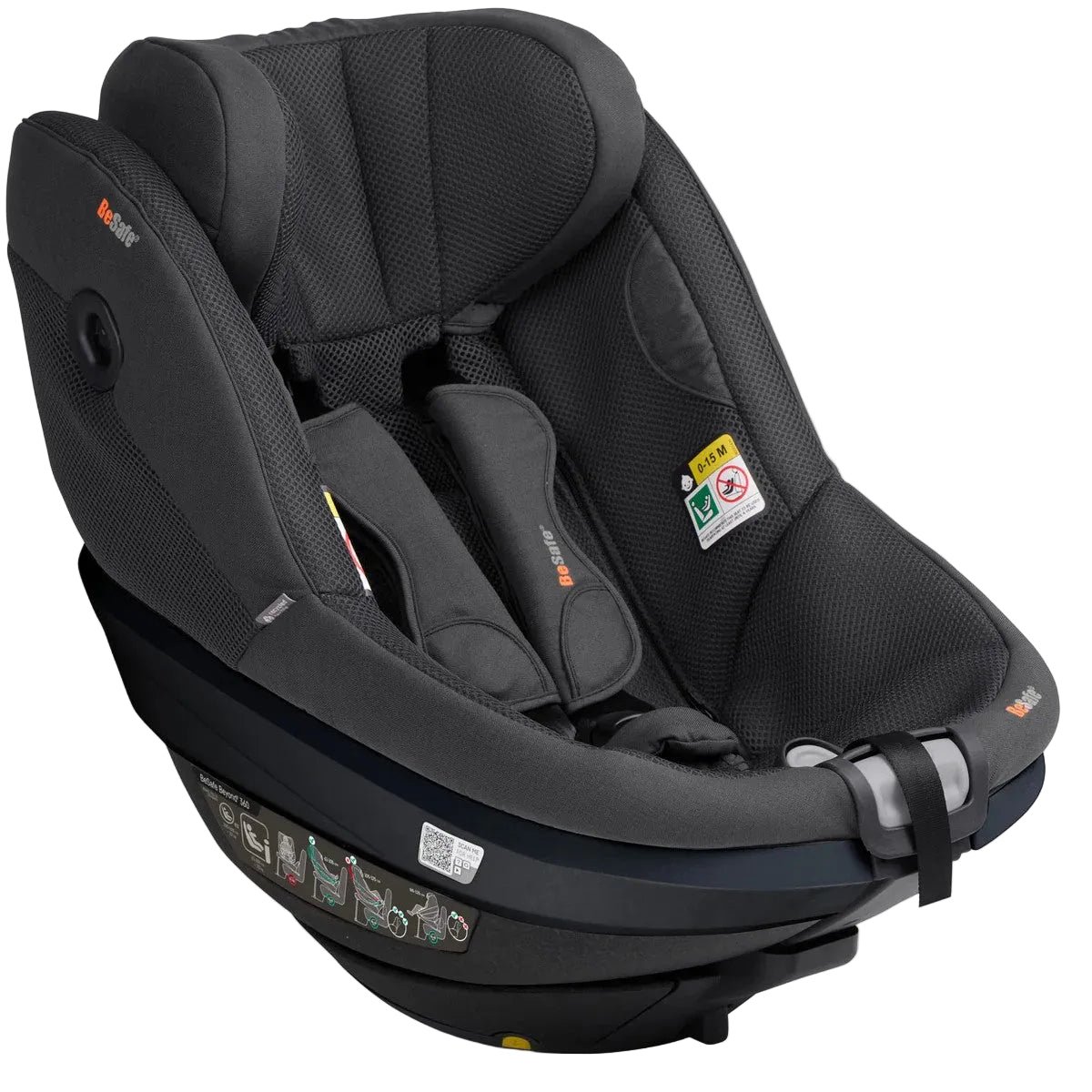 BeSafe Beyond 2 360 Anthracite Mesh Rearfacing.ie
