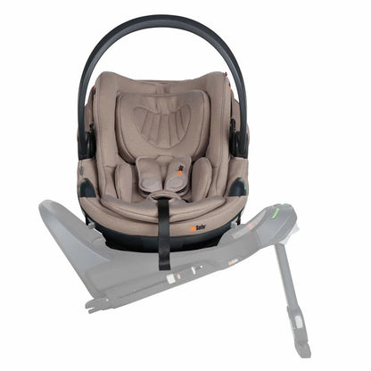 BeSafe Go Beyond 2 Child Car Seat Rearfacing.ie Dark Sand Soft Breeze