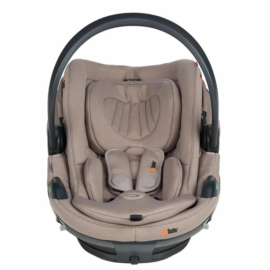 BeSafe Go Beyond 2 Child Car Seat Rearfacing.ie Dark Sand Soft Breeze
