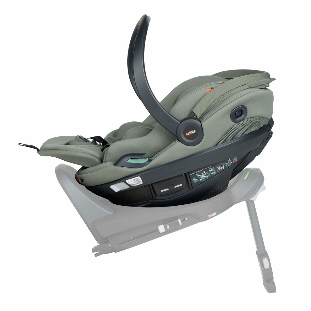 BeSafe Go Beyond 2 Child Car Seat Rearfacing.ie Meadow Green Soft Breeze