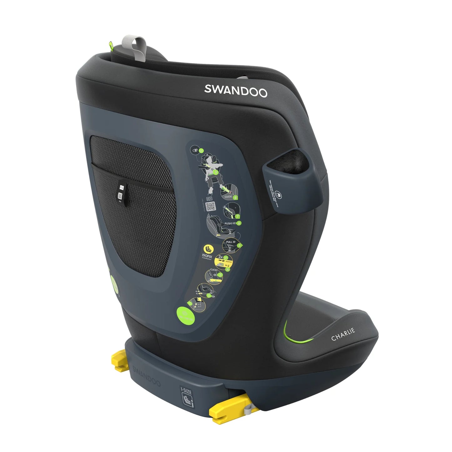 Swandoo Charlie i-Size High Back Booster I 100 to 150cm Car Seat
