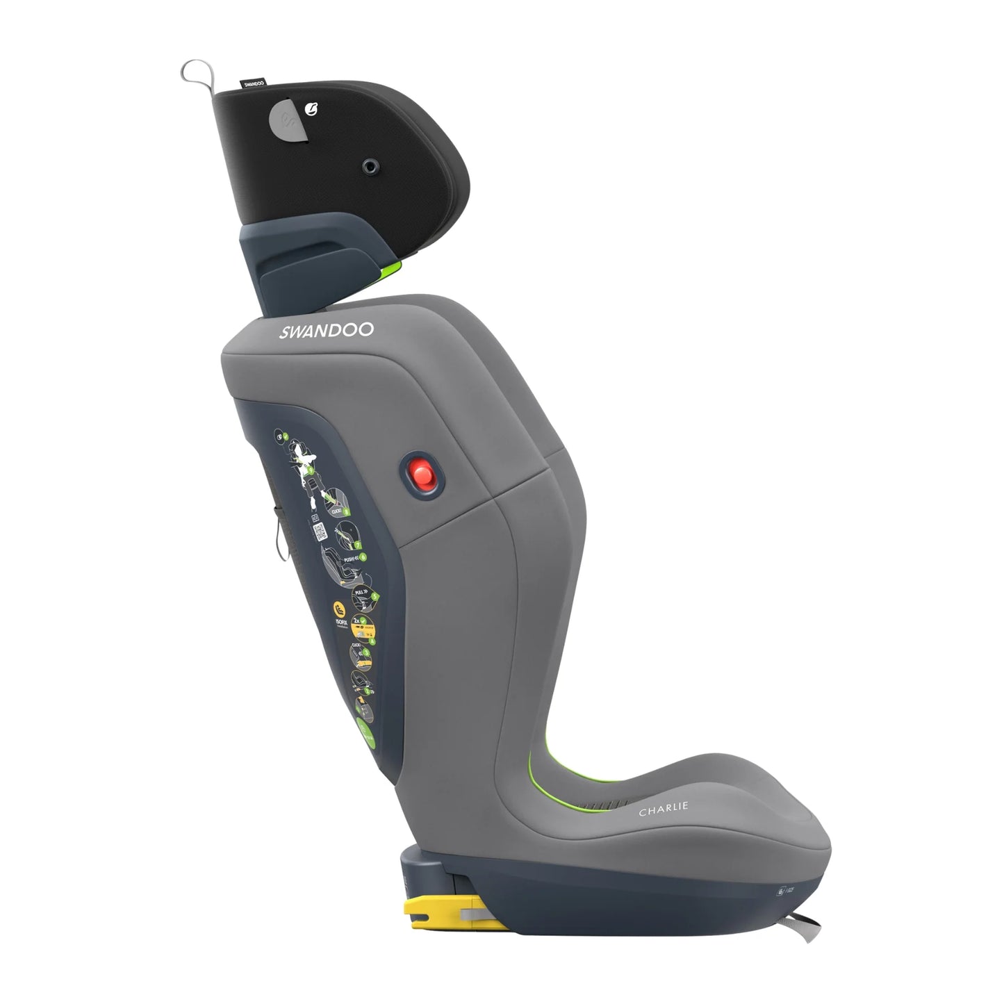 Swandoo Charlie i-Size High Back Booster I 100 to 150cm Car Seat