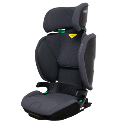 Axkid Nextkid Granite Melange High Back Booster Car Seat from Rearfacing.ie on white background
