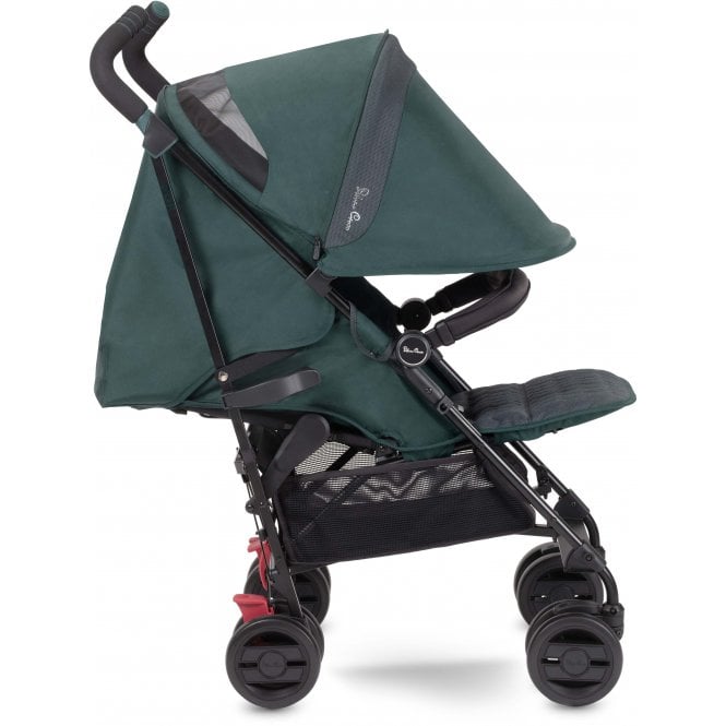Silver Cross Pop Stroller Forest Green I Birth to 25kg –