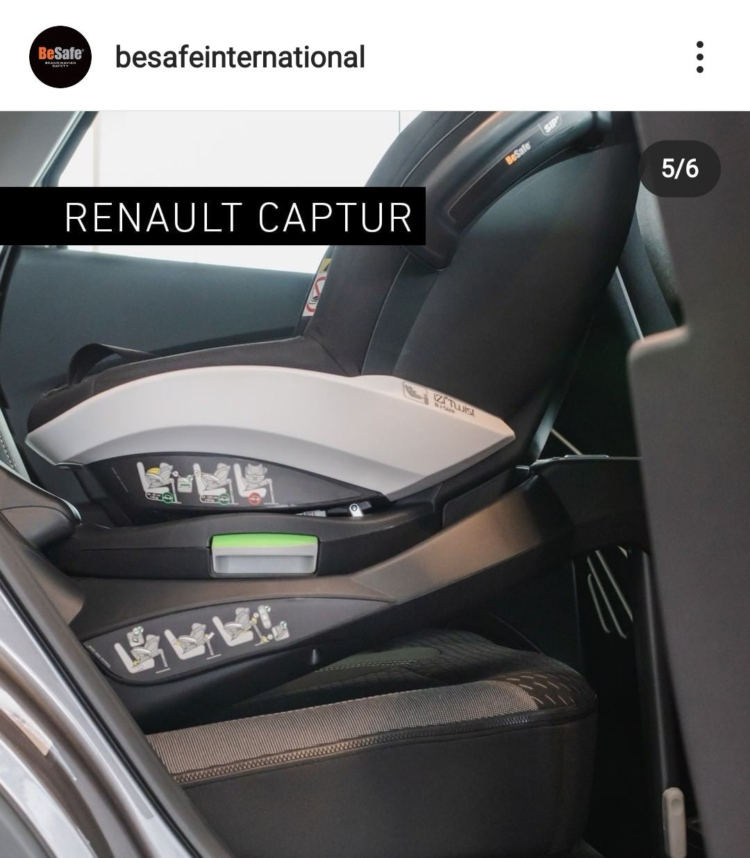 BeSafe iZi Turn i-Size I 6 months - 105cm Spin Car Seat –