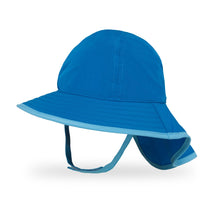 Load image into Gallery viewer, Sunday Afternoons Infant SunSprout Hat UPF50+ Electric Blue Rearfacing.ie
